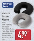 Relaxkissen von Novitesse für 4,99 € bei ALDI Nord im Angebot Relaxkissen von Novitesse im aktuellen ALDI Nord Prospekt