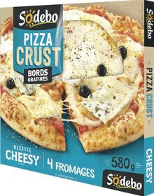 Casino Shop Caen - Pizza crust recette cheesy 4 fromages Promo Pizza crust recette cheesy 4 fromages dans le catalogue Casino Shop "# prêts à déjeuner au soleil ?" à Caen