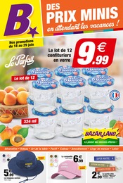 Catalogue Bazar & Déstockage Bazarland en cours à Châteaurenard et alentours, "DES PRIX MINIS en attendant les vacances !", 4 pages, 18/06/2025 - 29/06/2025
