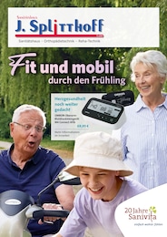 Aktueller Sanitätshaus Jörg Splitthoff GmbH Sanitätshäuser Prospekt für Rhede: Fit und mobil durch den Frühling mit 6 Seiten, 11.03.2026 - 31.05.2026