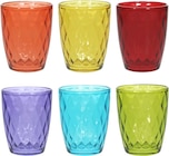 Set de 6 verres - Tognana en promo à 8,99 € chez Lidl Set de 6 verres - Tognana dans le catalogue Lidl