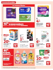 Promos Lessive dans le catalogue "PRODUITS LAITIERS" de Auchan Supermarché Lessive en promo dans le catalogue Auchan Supermarché à la page 28