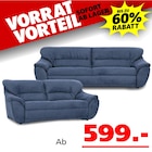 Utah 2,5-Sitzer + 2-Sitzer Sofa bei Seats and Sofas im Baiersdorf Prospekt für 599,00 €