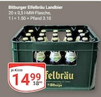Eifelbräu Landbier Angebote von Bitburger bei GLOBUS Trier für 14,99 €