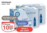Aktuelles Sahnekapseln Angebot bei GLOBUS in Krefeld ab 10,00 €