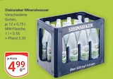 Mineralwasser im Angebot bei GLOBUS in Siegen Mineralwasser Angebote von Steinsieker bei GLOBUS Siegen für 4,99 €