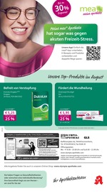 Aktueller mea - meine apotheke Apotheken Prospekt in Elchesheim-Illingen und Umgebung, "Unsere August-Angebote" mit 4 Seiten, 01.08.2025 - 31.08.2025
