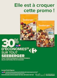 Prix et réduction Seeberger dans le prospectus Carrefour Proximité en cours Offre Seeberger dans le catalogue Carrefour Proximité du moment à la page 9