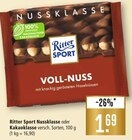 Nussklasse Angebote von Ritter Sport bei Marktkauf Aalen für 1,69 €