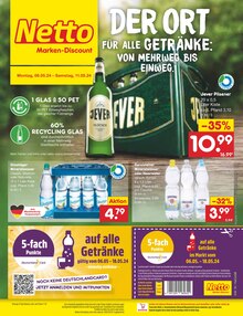 Wasser im Netto Marken-Discount Prospekt "Aktuelle Angebote" mit 55 Seiten (Rostock)