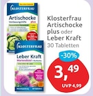 Artischocke plus von Klosterfrau für 3,49 € bei budni im Angebot Artischocke plus von Klosterfrau im aktuellen budni Prospekt