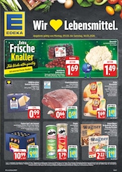 Aktueller EDEKA Prospekt mit Bier, "Wir lieben Lebensmittel!", Seite 1