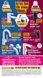 Hornbach Waschtischarmatur im Prospekt Hornbach Waschtischarmatur im Prospekt