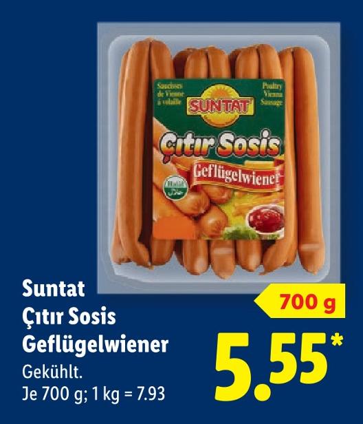 Çıtır Sosis Geflügelwiener