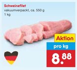 Aktuelle Schweinefleisch Angebote bei Netto Marken-Discount in Moers Aktuelles Schweinefilet Angebot bei Netto Marken-Discount in Moers ab 8,88 €