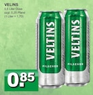 Pilsener im Angebot bei Getränke Paradies in Iserlohn Pilsener Angebote von VELTINS bei Getränke Paradies Iserlohn für 0,85 €