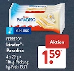 Kinder Paradiso im ALDI SÜD Prospekt Kinder Paradiso von Ferrero im aktuellen ALDI SÜD Prospekt für 1,59 €