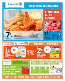 Prospectus Supermarchés de E.Leclerc à Manciet: "L'arrivage de la semaine", 24 pages, 30/04/2024 - 04/05/2024