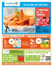 Catalogue Supermarchés E.Leclerc en cours à Cheust et alentours, "L'arrivage de la semaine", 24 pages, 30/04/2024 - 04/05/2024