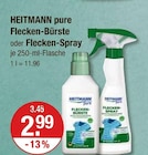 pure Flecken-Bürste im V-Markt Prospekt pure Flecken-Bürste von HEITMANN im aktuellen V-Markt Prospekt für 2,99 €