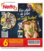 Catalogue Netto "Des plats de fêtes avec un petit budget", 8 pages, à Sceaux, 17/12/2019 - 24/12/2019 Prospectus Netto "Des plats de fêtes avec un petit budget", 8 pages, à Sceaux, 17/12/2019 - 24/12/2019