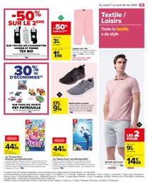 Offre Vêtements dans le catalogue Carrefour du moment à la page 57