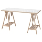 Schreibtisch weiß anthrazit/Birke Angebote von LAGKAPTEN / MITTBACK bei IKEA Heinsberg für 108,99 €