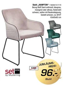 Zurbrüggen Wadersloh - Stuhl „HAMPTON“ Stuhl „HAMPTON“ Angebot bei Zurbrüggen Wadersloh im Prospekt "Radikaler Preissturz!"