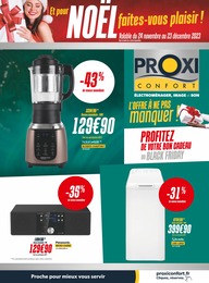 Catalogue Proxi Confort à Génicourt-sous-Condé, avec 4 pages Prospectus Proxi Confort à Génicourt-sous-Condé, "Et pour Noël faites-vous plaisir !", 4 pages, 24/11/2023 - 23/12/2023