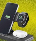 Triple Wireless Charger 3in1 Black Angebote von cellularline bei expert Borken für 29,99 €