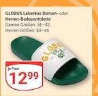 Leberkas Damen-Badepantoletten im Angebot bei GLOBUS in Salzgitter Leberkas Damen-Badepantoletten Angebote von Globus bei GLOBUS Salzgitter für 12,99 €