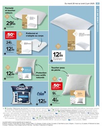 Prix et réduction Oreiller Ergonomique dans le prospectus Carrefour en cours Offre Oreiller Ergonomique dans le catalogue Carrefour du moment à la page 19