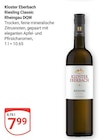 Riesling Classic Rheingau DQW von Kloster Eberbach für 7,99 € bei GLOBUS im Angebot Riesling Classic Rheingau DQW von Kloster Eberbach im aktuellen GLOBUS Prospekt