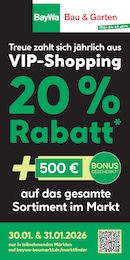 Baumärkte Prospekt von BayWa Bau- und Gartenmärkte in Neuburg Aktueller BayWa Bau- und Gartenmärkte Baumärkte Prospekt für Neuburg: 20% Rabatt mit 2} Seiten, 26.01.2026 - 31.01.2026