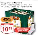 Aktuelles Bitburger Pils Angebot bei GLOBUS in Völklingen ab 10,49 €
