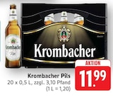 Pils Angebote von Krombacher bei E center Schwäbisch Gmünd für 11,99 €