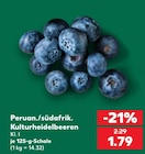 Kulturheidelbeeren für 1,79 € bei Kaufland im Angebot Kulturheidelbeeren im aktuellen Kaufland Prospekt