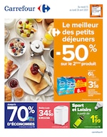 Catalogue Carrefour à Aulnay-sous-Bois, avec 72 pages Prospectus Carrefour à Aulnay-sous-Bois, "Le meilleur des petits déjeuners", 72 pages, 13/04/2021 - 26/04/2021