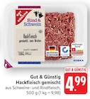 Aktuelles Hackfleisch gemischt Angebot bei EDEKA in Heidelberg ab 4,99 €