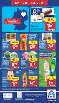 ALDI Nord Prospekt der aktuellen Woche, gĂĽltig von 17.08.2026 bis 22.08.2026 Aktueller ALDI Nord Prospekt "Aktuelle Angebote" mit 45 Seiten