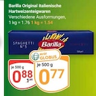 Original italienische Hartweizenteigwaren Angebote von Barilla bei GLOBUS Salzgitter für 0,77 €