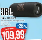 Flip 7 schwarz Angebote von JBL bei Kaufhaus Stolz Greifswald für 109,99 €