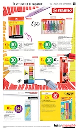 Prix et réduction Surligneur dans le prospectus Intermarché Hyper en cours Offre Surligneur dans le catalogue Intermarché Hyper du moment à la page 13