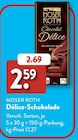 Délice-Schokolade von Moser Roth im aktuellen ALDI SÜD Prospekt