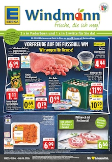EDEKA Prospekt der Woche "Aktuelle Angebote" Seite 1, 01.06.2026 bis 06.06.2026 für Anröchte Aktueller EDEKA Prospekt "Aktuelle Angebote" Seite 1 von 26 Seiten für Anröchte