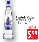 Vodka im Angebot bei E center in Filderstadt Vodka Angebote von Puschkin bei E center Filderstadt für 5,99 €