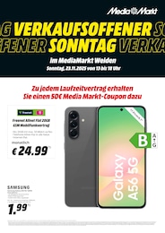 MediaMarkt Saturn Prospekt für Wernberg-Köblitz: "VERKAUFSOFFENER SONNTAG", 2 Seiten, 23.11.2025 - 23.11.2025