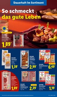 Mettwurst im aktuellen Lidl Prospekt (Hamburg) Mettwurst im Lidl Prospekt "LIDL LOHNT SICH" mit 73 Seiten (Hamburg)
