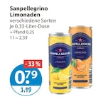 Limonaden im V-Markt Prospekt Limonaden von Sanpellegrino im aktuellen V-Markt Prospekt für 0,79 €