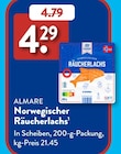 Norwegischer Räucherlachs von ALMARE im aktuellen ALDI SÜD Prospekt für 4,29 €